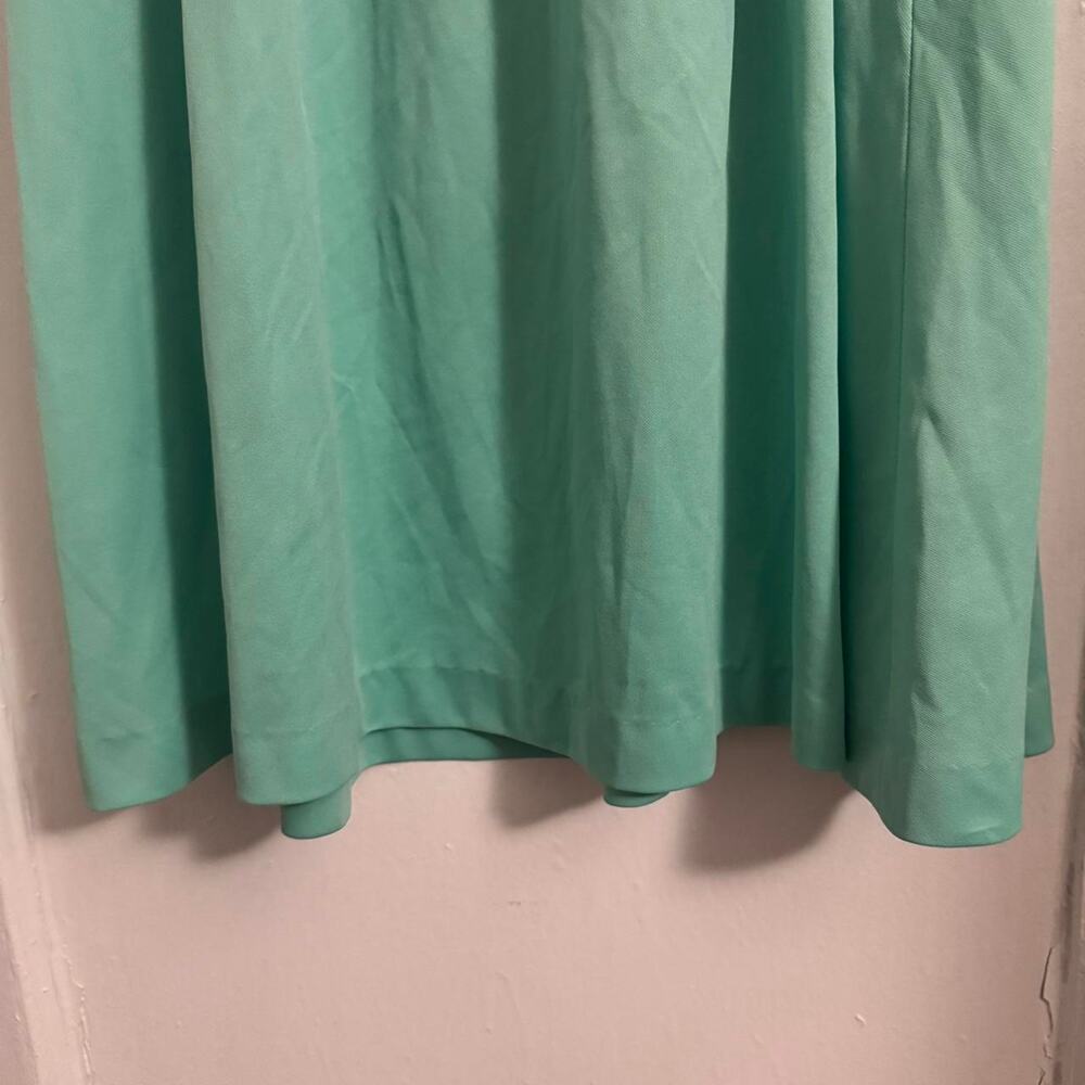 Vintage Icy Pastel Seafoam 70s Elevated Basic Minimalist‎ Aqua Mint Green Glam - Picture 5 of 8